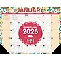 2026 Willow Creek Spring Floral 22" x 17" Monthly Desk Pad Calendar (57278)~#|#~17CE16A0-B54F-4CF5-83C2032C67CF1144_sc7