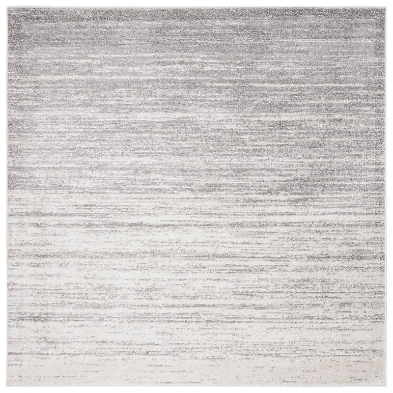 Safavieh Adirondack Collection 8' x 8' Square Area Rug, Machine Made, Ivory/Silver (ADR113B-8SQ) image 1