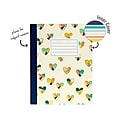 Carpe Diem Floral Love Composition Notebooks, 7.5" x 9.75", College-Ruled, 70 Sheet, Assorted Colors, 3/Pack(9096-CD)