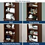 Sauder Palladia 72"H 5-Shelf Bookcase, Select Cherry (412019)~#|#~17D4F2A2-96F7-4173-A7CC941F34A44516_sc7