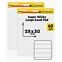 Post-it Super Sticky Wall Easel Pad, 25" x 30", Lined, 30 Sheets/Pad, 2 Pads/Pack (561WL-VAD-2PK)~#|#~17DA0137-CC44-41CD-92133E6CEA941EB3_sc7