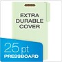 Pendaflex 60% Recycled Pressboard Classification Folder, 1" Expansion, Legal Size, Light Green, 25/Box (17183)~#|#~17DD20CC-42F2-4360-BB8655A533E73125_sc7