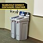 Rubbermaid Slim Jim Single-Stream Recycling Station, 23 Gallon, Gray/Blue (2185055)~#|#~17DDD85F-FA37-4C7D-A5543A2DDFDB203B_sc7