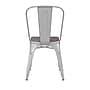Flash Furniture Perry Indoor-Outdoor Stackable Chair, White with Gray Seat (CH31230WHPL1G)~#|#~17DE0D26-460B-45DB-B08285EA8E2306D2_sc7