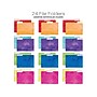 Global Printed Products Deluxe Designer Watercolor Solid Hanging File Folder Kit, 1/3-Cut Tab, Letter Size, Assorted Colors~#|#~17E39736-2F6E-497C-902935F0951E32D9_sc7