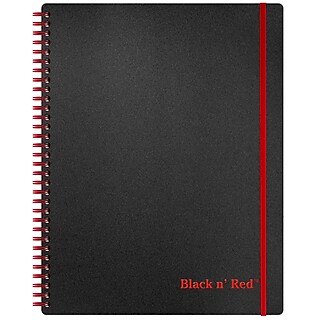 Black N' Red 1-Subject Professional Notebooks, 5.875
