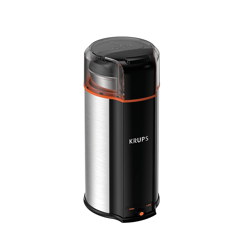 Krups Ultimate Silent Blade Coffee Grinder, Black (GX336D50) image 1