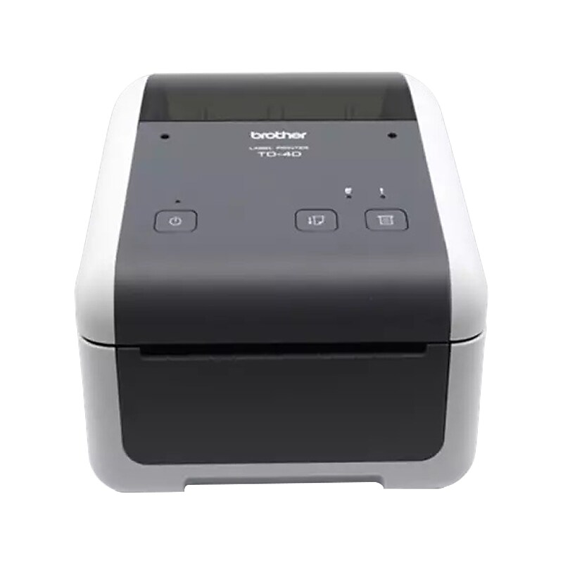 Brother TD4420DN Direct Thermal POS Printer, USB, Serial, Ethernet, Black/White