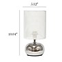 Simple Designs Mesh Around 10.04" LED Table Lamp, Chrome (LT2130-CHR)~#|#~17F13023-396F-4E4A-BB64EF6CCB5BC5B1_sc7