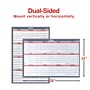 2026 Staples 36" x 24" Yearly Dry-Erase Wall Calendar, Reversible, White/Red/Gray (ST63004-26)~#|#~17F61034-9BCE-4985-B259EA941BFAB017_sc7