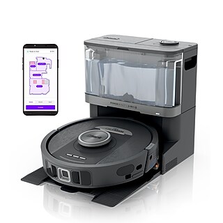 Shark Matrix Cordless Self Emptying Robot Vacuum, Bagless, Black