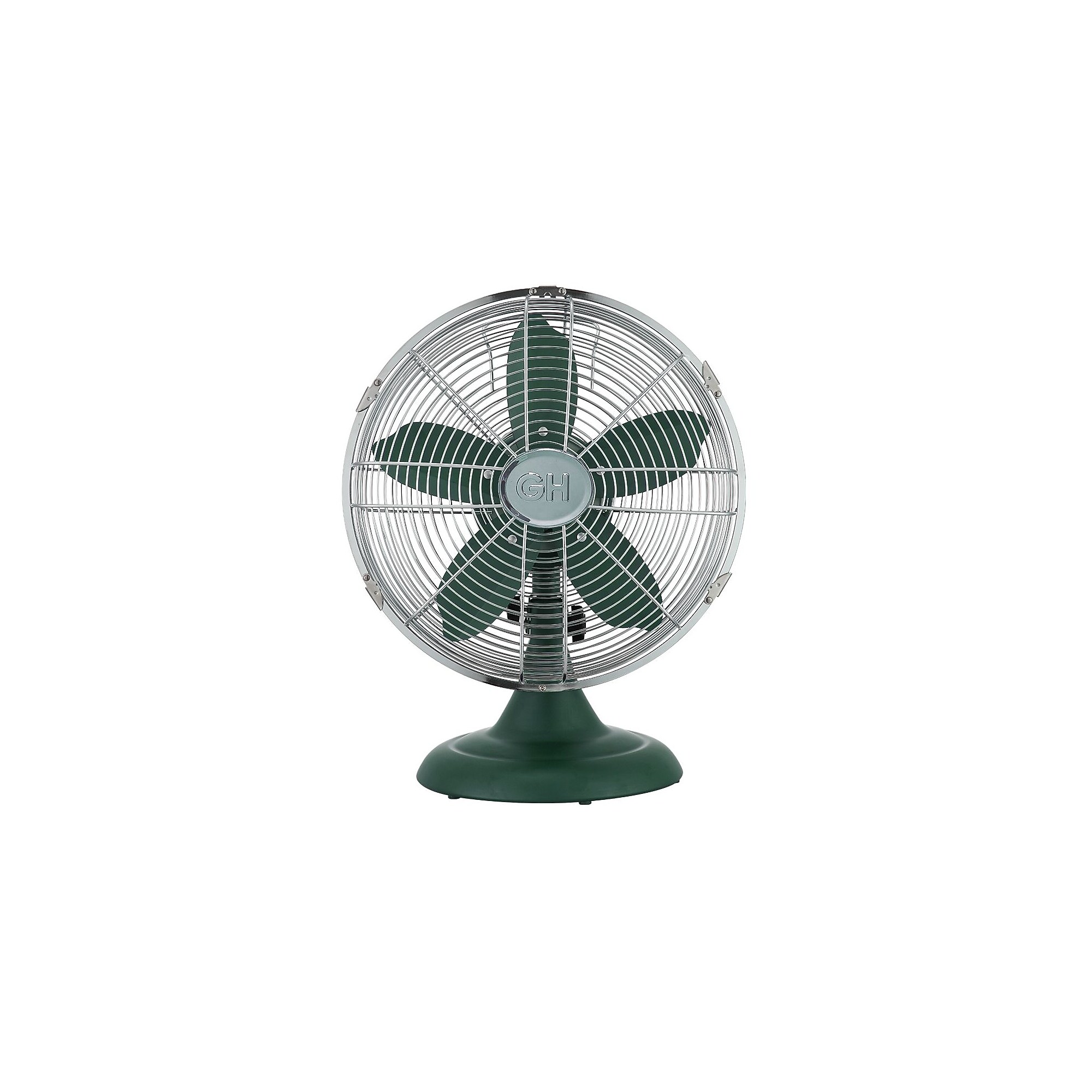 Good Housekeeping 12″ Oscillating Desk Fan, 3-Speed, Evergreen (92617) Sansujyuku sansujyuku.com