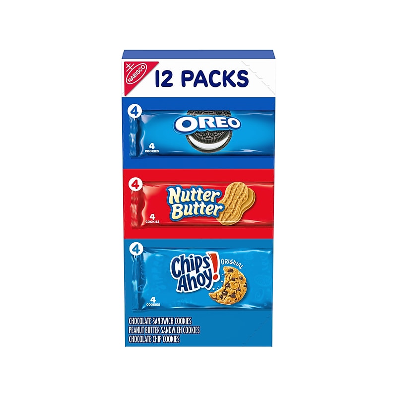 Nabisco Cookies Variety Pack, 20.16 oz., 12/Pack (044000074869) image 1