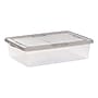Iris 28 Quart Snap Top Snap Closure Storage Bin,Clear, 6/Pack (500157)~#|#~17F8B538-E306-4180-8404693201370707_sc7