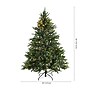 Safavieh 5.5 ft. Pre-Lit Artificial Christmas Tree, 350 Lights, Green (FXP2018A)~#|#~17FD3B92-4B12-472B-B47C881BC7C601D6_sc7