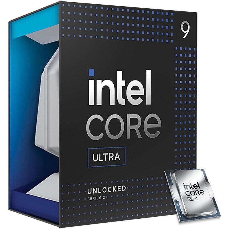 Intel Core Ultra 9 285K 24-Core 3.7 GHz Computer Processor, LGA1851 (BX80768285K) image 1