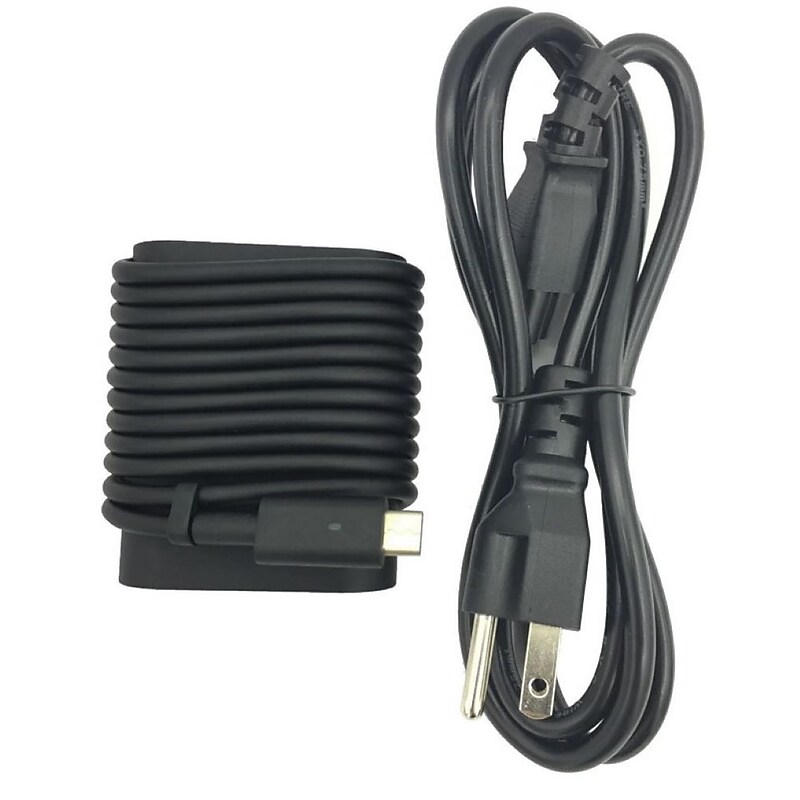 Dell 30W USB-C AC Adapter for Dell Laptop, Black (8XTW5) image 1