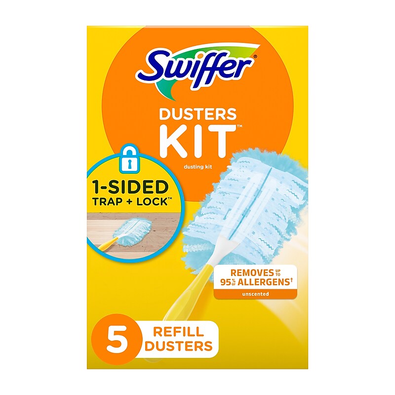 Swiffer Dusters Blend Kit, Blue, 5/Box (40509) image 1