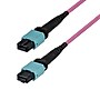 StarTech 10 ft. MPO/MTP Fiber Cable, Female-to-Female, Pink ...