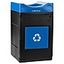 Commercial Zone Avante Series Polyethylene Recycling Bin, 55 Gallon, Black (78755104A)~#|#~180FF91B-2353-4D98-A587D84B11B57C8F_sc7