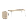 Bush Business Furniture Vista 72"W Desk with 3 Drawer Mobile File Cabinet, Natural Elm (VST001NESU)~#|#~1810BE36-FB2B-4749-985B4645A3491E07_sc7