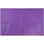 JAM Paper Plastic POP 2-Pocket Presentation Folder, Multicolored, Assorted Colors, 6/Pack (383EFassrt)~#|#~18131A03-2227-495C-BD9E20F8935A3EB0_sc7