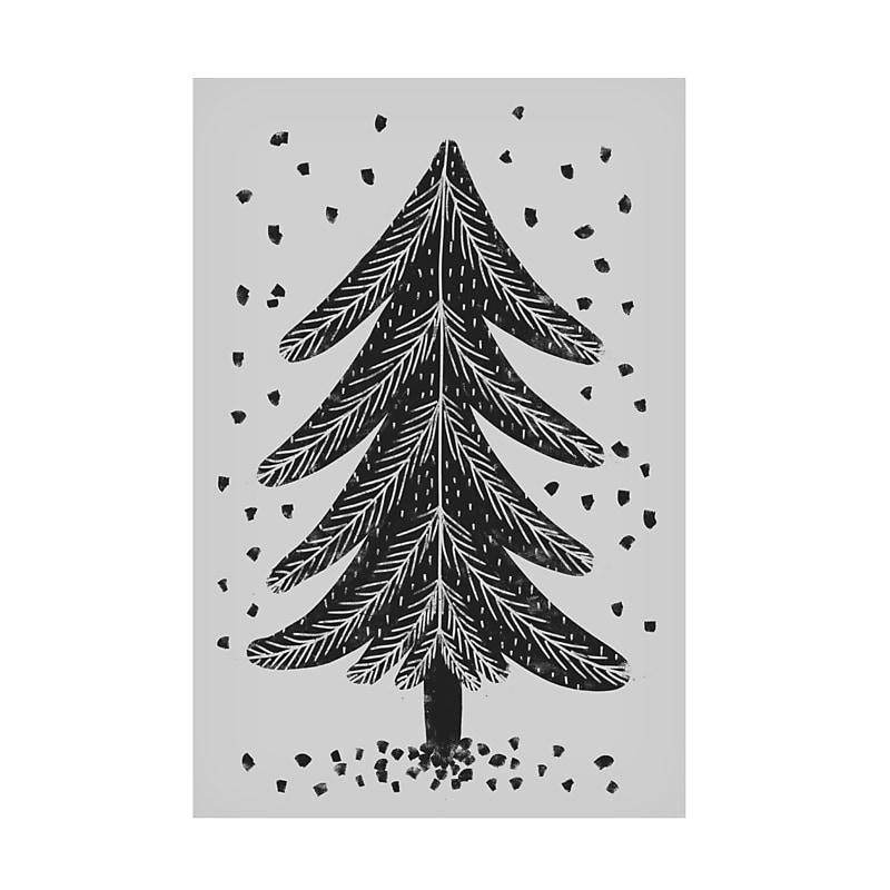 Trademark Fine Art Treechild Pine Tree Canvas Art, 16" x 24" (1X16912-C1624GG) image 1