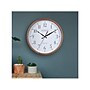 La Crosse Technology Atomic Analog Wall Clock, Wood, 12.80" (404-50447)~#|#~1815E268-8FA1-4B9E-863B6E7BADCC0438_sc7