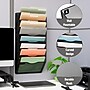 Mind Reader Wall File Organizer, 8-Pocket Hanging Document Rack, Office Wall Mount, Metal, Black (MAG8C-BLK)~#|#~18163BC8-D133-4C94-BCBFE87C83393770_sc7