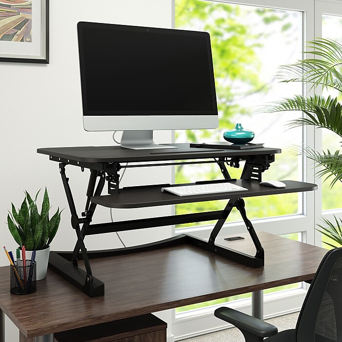 Staples rising desk hotsell