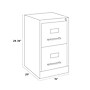 Hirsh Commercial 2-Drawer Vertical File Cabinet, Letter Size, Lockable, 28.375"H x 15"W x 25"D, Black (14110)~#|#~18173B64-1D4D-4677-81C91EEF5DAC0361_sc7