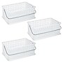 iDESIGN Medium Stackable Plastic Storage Bin, White, 3/Pack (29405M3)~#|#~1818967E-4866-4518-8688148E4A6B8CFA_sc7