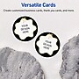 Avery Round Integrated Cards, Matte White, 100/Pack (19479370844)~#|#~181B49A3-E755-42E5-BC5537CEBB20D487_sc7