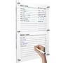 Excello Brands Acrylic Dry-Erase Planning Board, 20" x 30", Black Print (ACRYLBRD-TSK20X30-BLK)~#|#~181B4BD2-D9BA-49F5-BEA3BA76F5331108_sc7