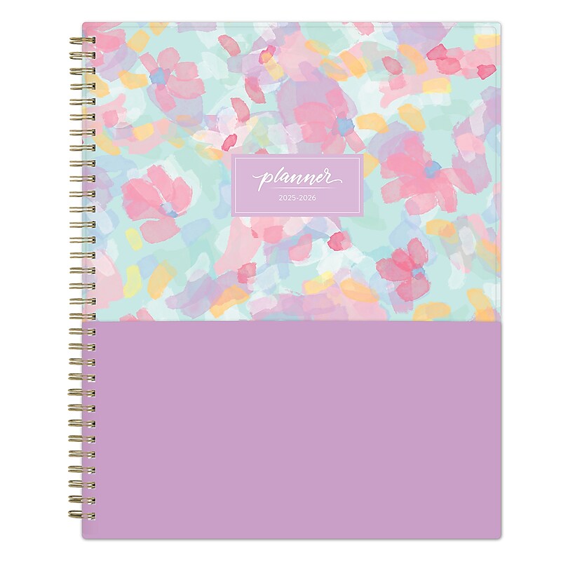2025-2026 Blue Sky Celia Pocket 8.5" x 11" Academic Year Weekly & Monthly Planner, Plastic Cover, Multicolored (155779) image 1