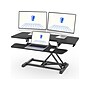 FlexiSpot M7 Series 42"W Manual Rectangular Adjustable Standing Desk Converter, Black (M7-E-42B)~#|#~181F7A1C-98D7-46C5-A86309C6A9005359_sc7