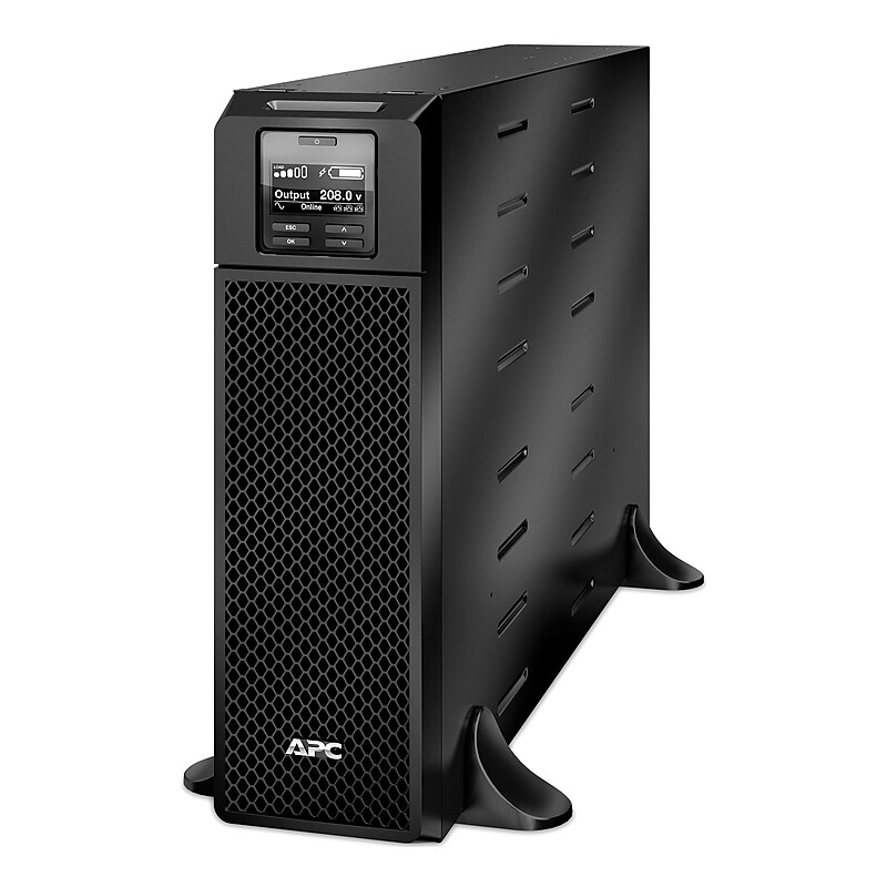 APC Smart-UPS SRT 5000VA UPS, 4-Outlets, Black (SRT5KXLT) image 1