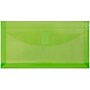 JAM Paper Premium Plastic Filing Envelope with Hook & Loop Closure, Lime Green, 3/Pack (921V1LIX3)~#|#~182AE23F-A1DE-43CD-829061AE5BC84F21_sc7