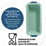 Starfrit Silicone 9.5" x 4" Loaf Pan, Sage Green (092754-006-NEW1)~#|#~1839B16A-B038-429F-985CF9B68722536F_sc7