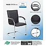 Boss Vinyl Side Chair, Black/Chrome Frame, 2/Pack (B9536-BK-2)~#|#~183BE028-C251-4671-BFBC3D336E3FEA64_sc7