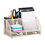 Staples 7-Compartment Metal Mesh Desk Organizer, Warm White (ST63827)~#|#~183C1D8D-D1CD-42EC-923F495944817358_sc7