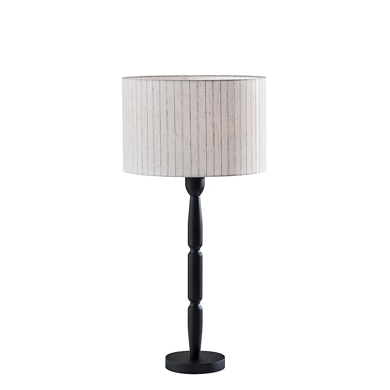 Adesso Nigel 29"H Incandescent Table Lamp, Black/Off-White (4357-01) image 1