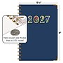 2027 Excello Brands 6" x 8" Weekly & Monthly Standard Planner, Paperboard Cover, Navy (FSHN-CY27-58-85)~#|#~1840867D-8578-4909-8BE690EB2B36B067_sc7
