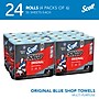 Scott Shop Towels Original, 9.4" x 11", Blue, 55 Towels/Roll, 24 Rolls/Carton (75180CT)~#|#~18454F8C-E7D2-4985-8D3ED7AF857CE922_sc7