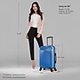 DUKAP Inception 22.04" Hardside Suitcase, 4-Wheeled Spinner, TSA Checkpoint Friendly, Blue (DKINC00S-BLU)~#|#~184789B1-7D86-4C29-BAF11F5FE81ACD59_sc7
