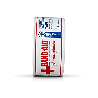 Band-Aid Water Block Waterproof Medical Tape, 10 yards (117121)