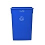 Alpine Industries Polypropylene Recycling Bin, 23 Gallon, Blue (477-R-BLU-PKG2)~#|#~184B79F0-0084-4691-A1ED95975534AF52_sc7