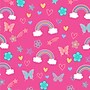 bentgo Kids Bento Box, 5-Compartment, Rainbows and Butterflies, 19.2 oz. (BGKDPT-RBO)~#|#~1851ADFB-F064-41E3-A9EDDC9798F17284_sc7