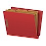 Pendaflex Recycled Pressboard Classification Folder, 3-Divider, 3 1/2" Expansion, Letter Size, Red, 10/Box (23865GW)~#|#~18526E12-975B-44DA-96C7D3B0BD7178B9_sc7