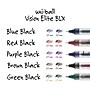 uni-ball Vision Elite Rollerball Pens, Bold Point, Blue-Black Ink, 12/Pack (61232)~#|#~18594427-9945-4B13-B32384257FE9EFC0_sc7